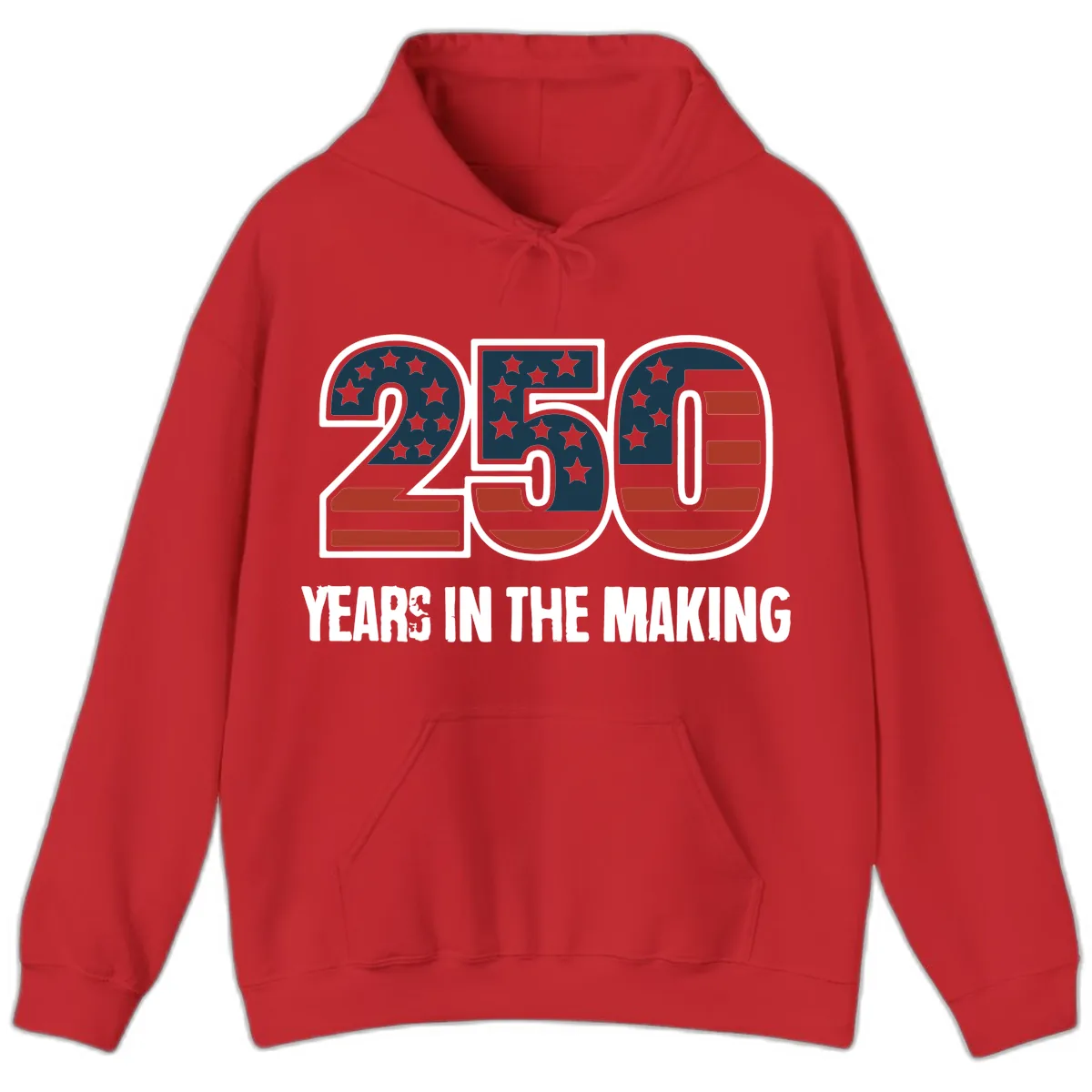 250 Years In The Making Celebration Hoodie in Red