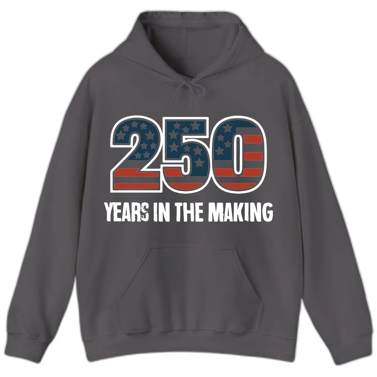 250 Years In The Making Celebration Hoodie in Charcoal