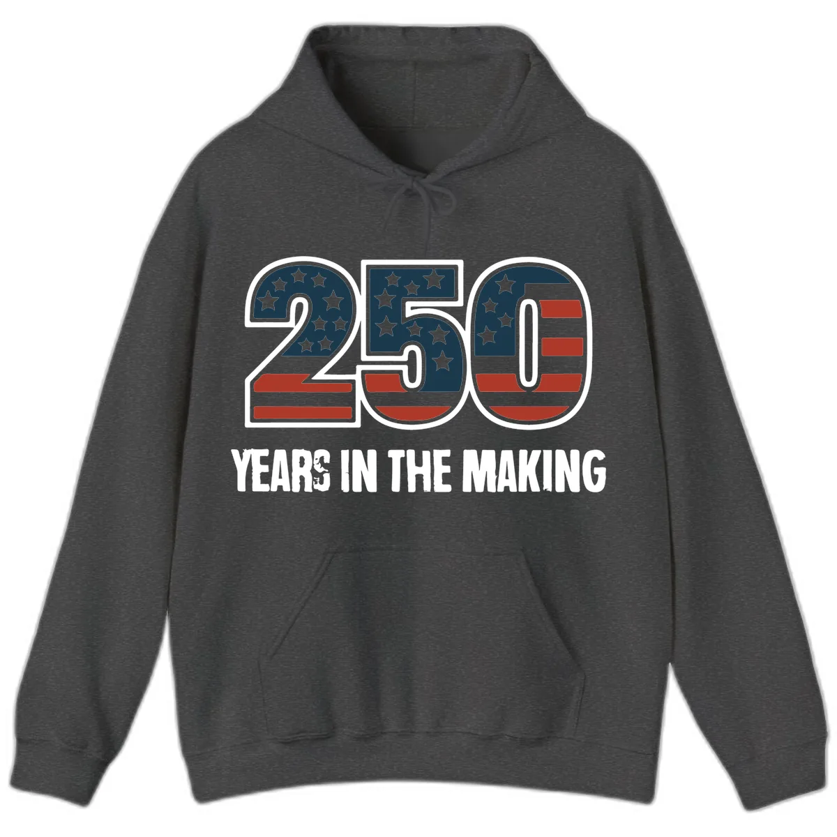 250 Years In The Making Celebration Hoodie in Dark Heather