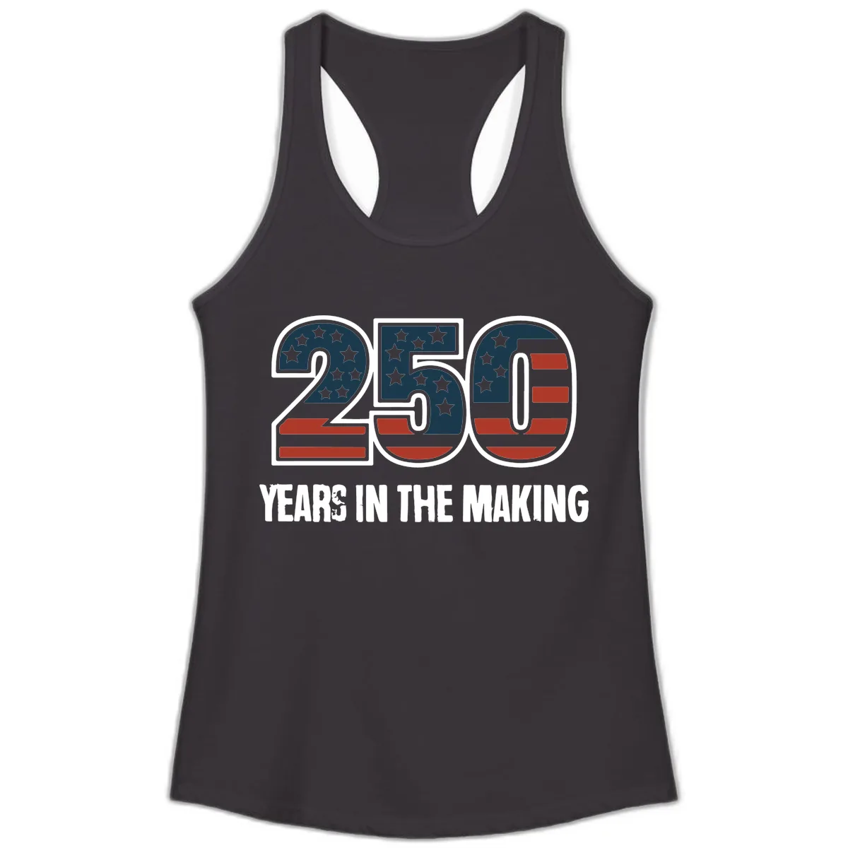 250 Years In The Making Celebration Ladies Tank in Black