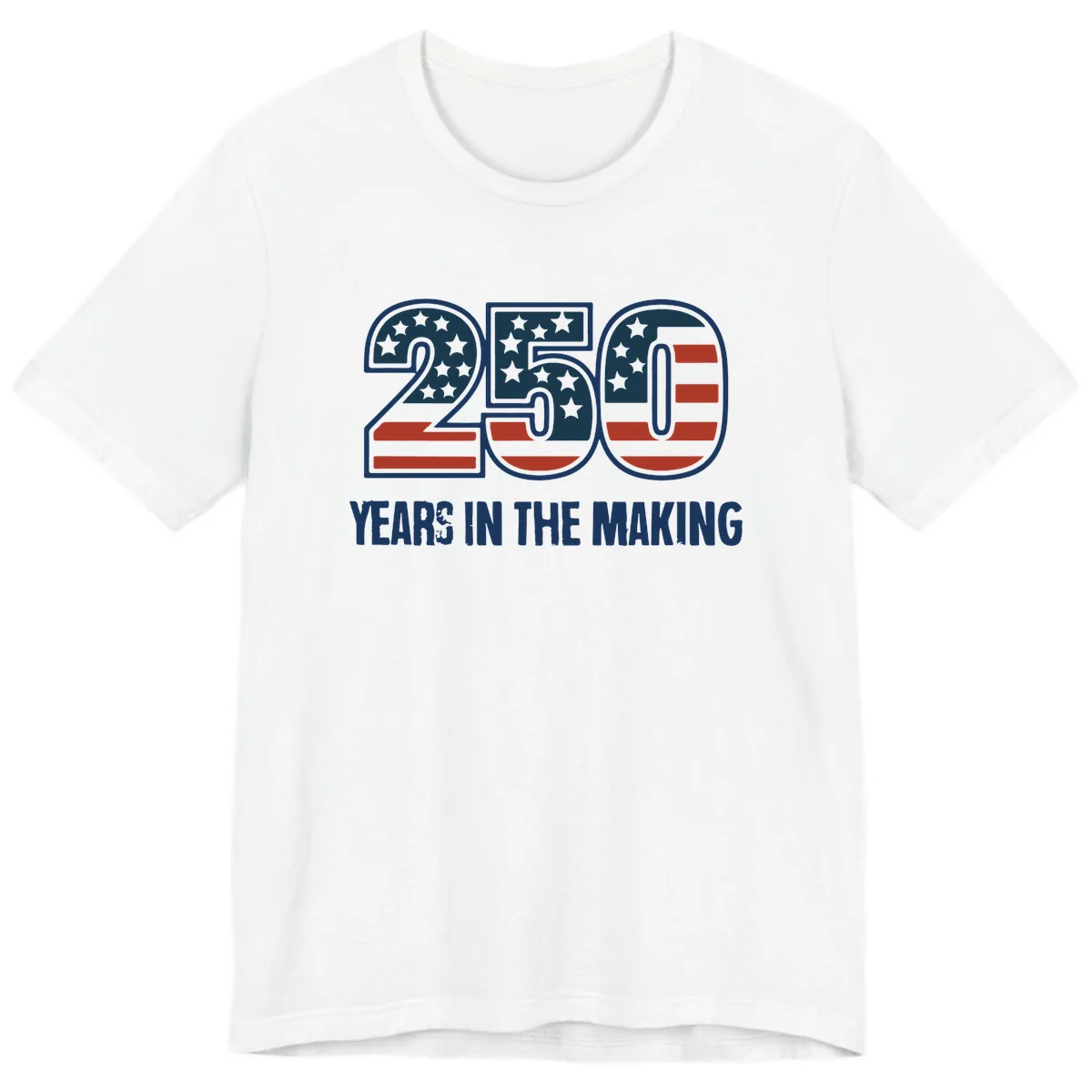 250 Years In The Making Celebration Premium T-Shirt in White