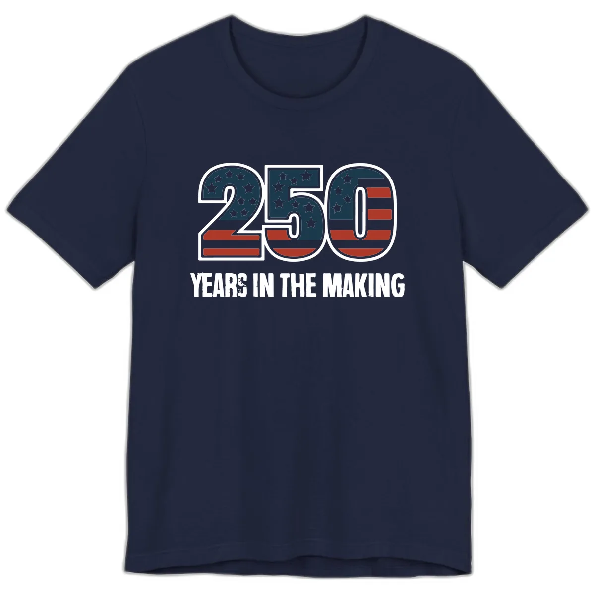 250 Years In The Making Celebration Premium T-Shirt in Navy