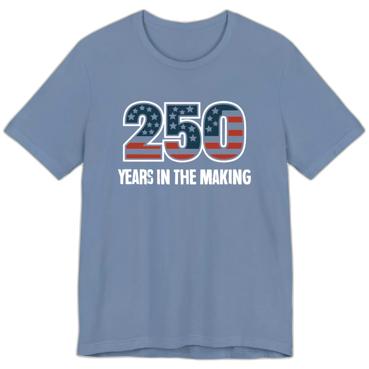 250 Years In The Making Celebration Premium T-Shirt in Steel Blue
