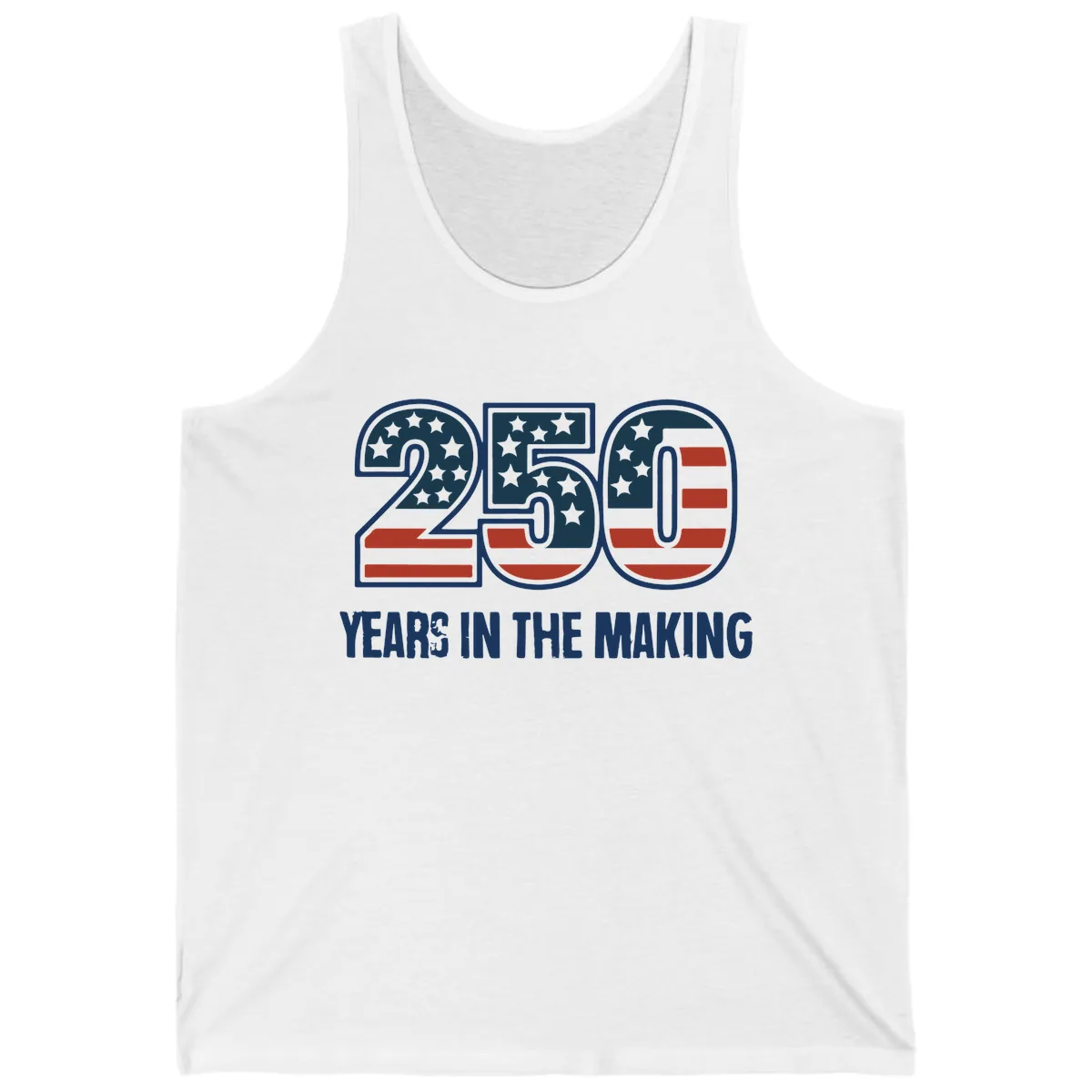250 Years In The Making Celebration Tank in White