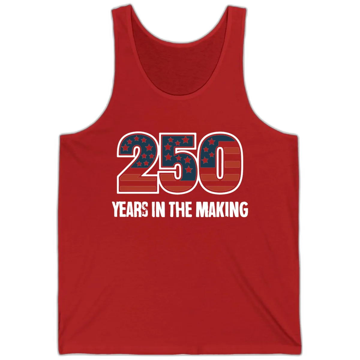250 Years In The Making Celebration Tank in Red