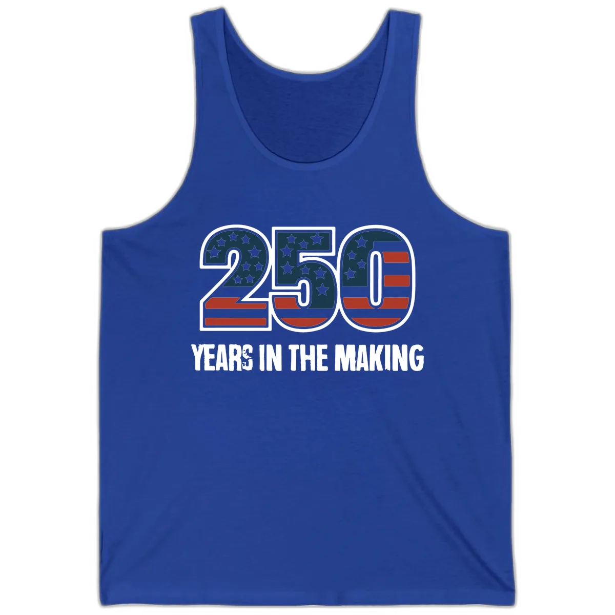 250 Years In The Making Celebration Tank in True Royal