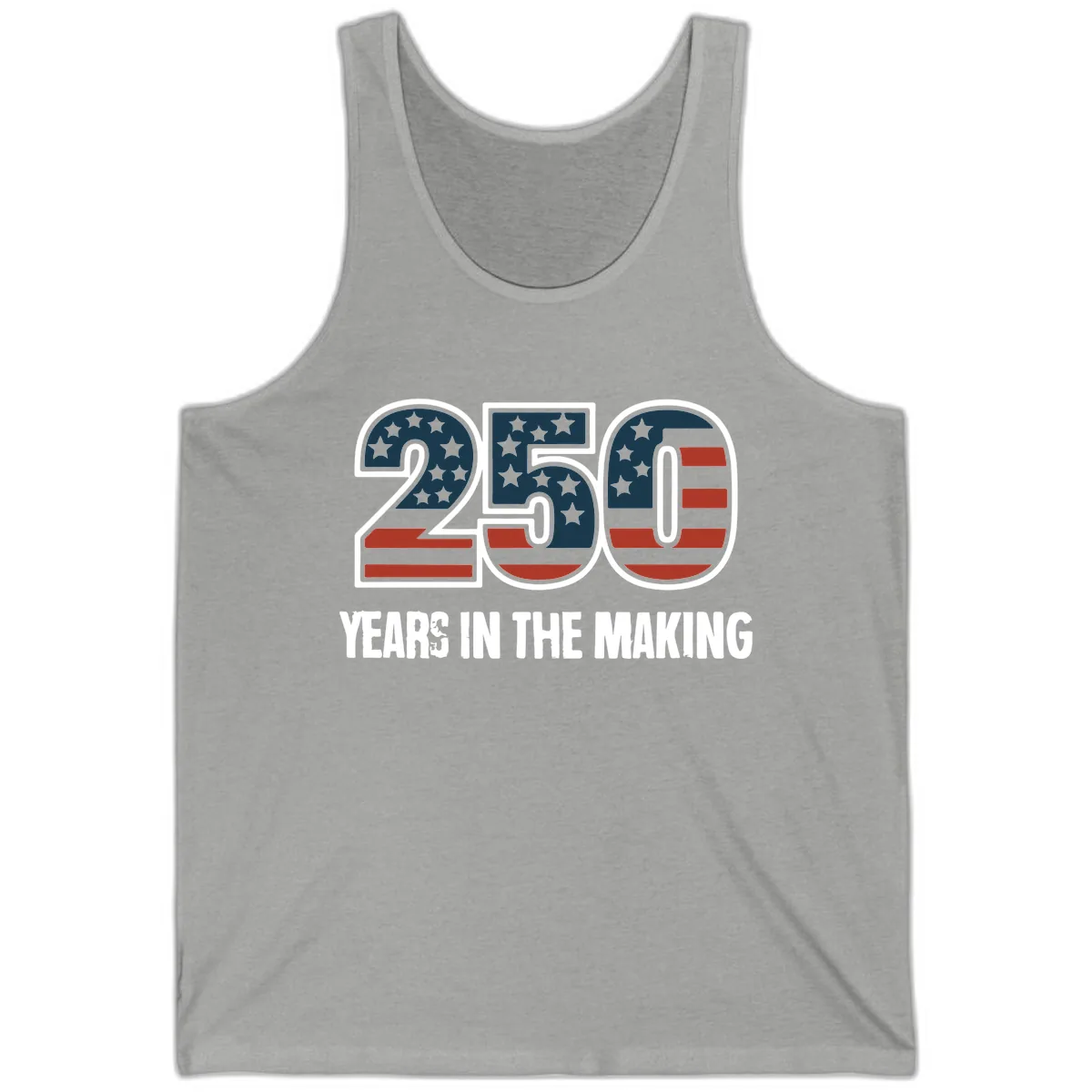 250 Years In The Making Celebration Tank in Athletic Heather
