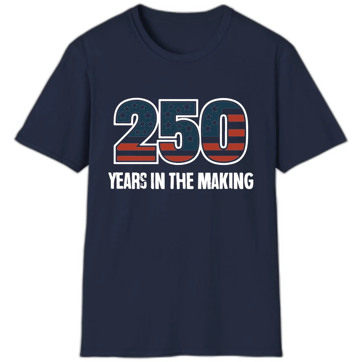 250 Years In The Making Celebration T-Shirt in Navy