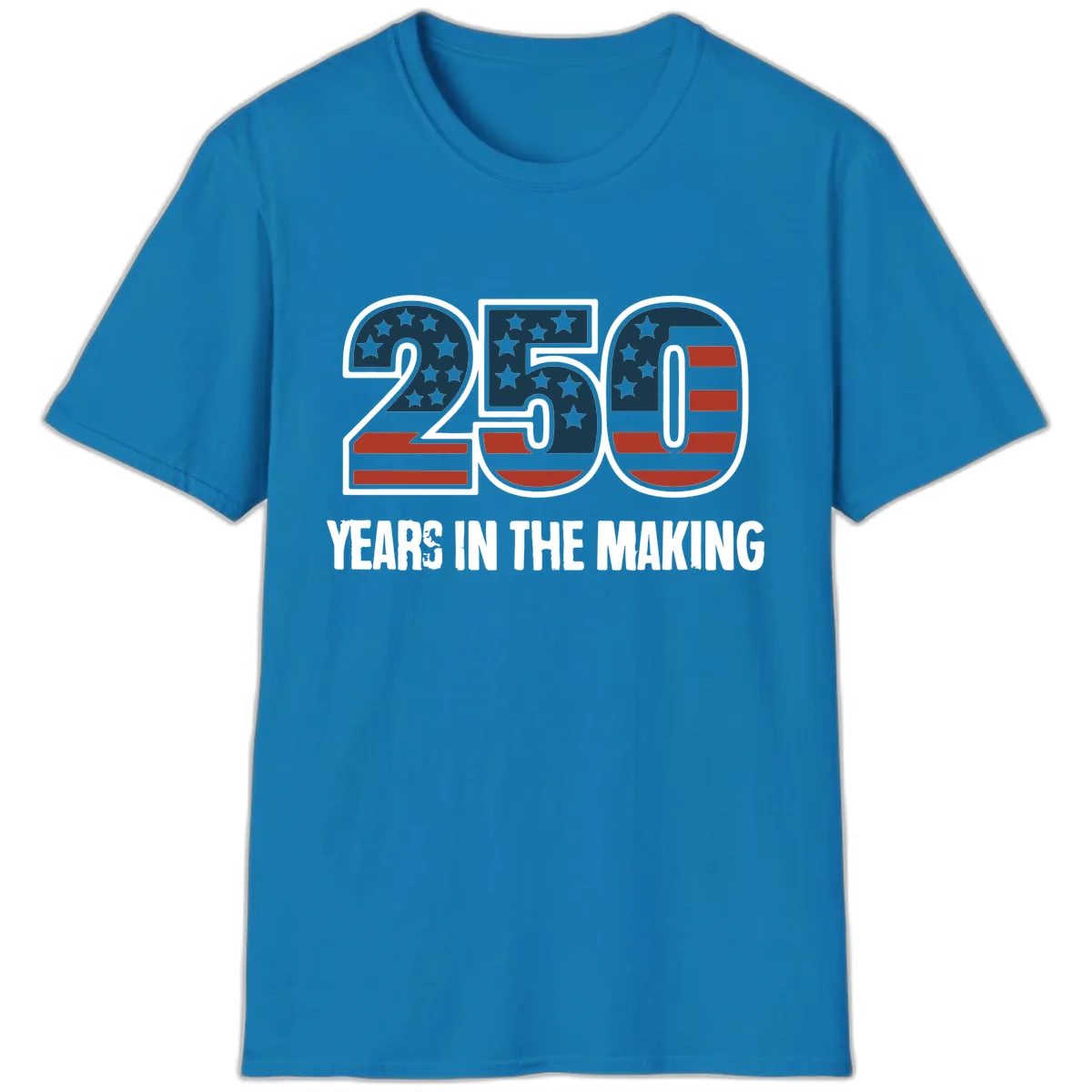 250 Years In The Making Celebration T-Shirt in Sapphire