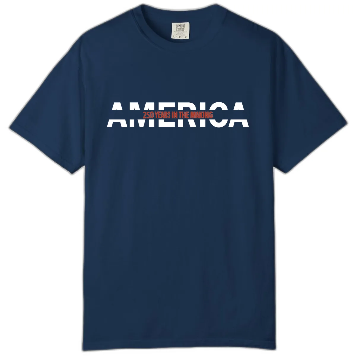 America 250 Years In The Making Comfort Color in Navy