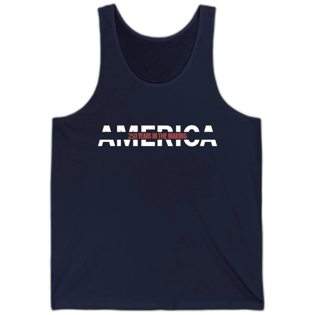 America 250 Years In The Making Tank in Navy