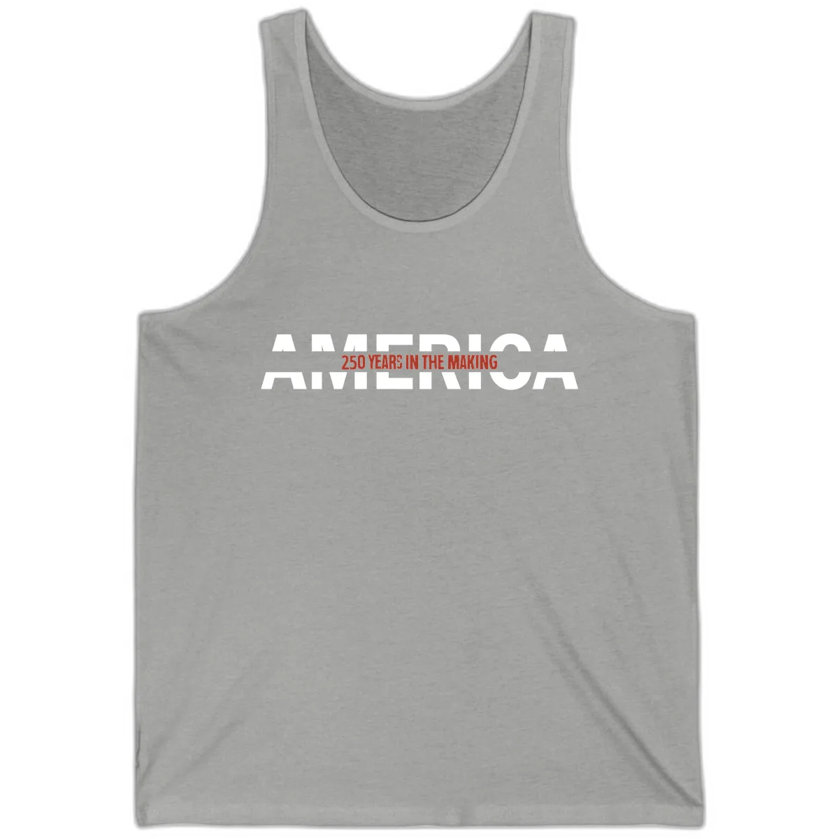 America 250 Years In The Making Tank in Athletic Heather