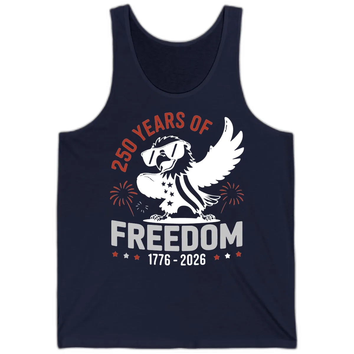 250 Years Of Freedom Eagle Celebration Tank in Navy