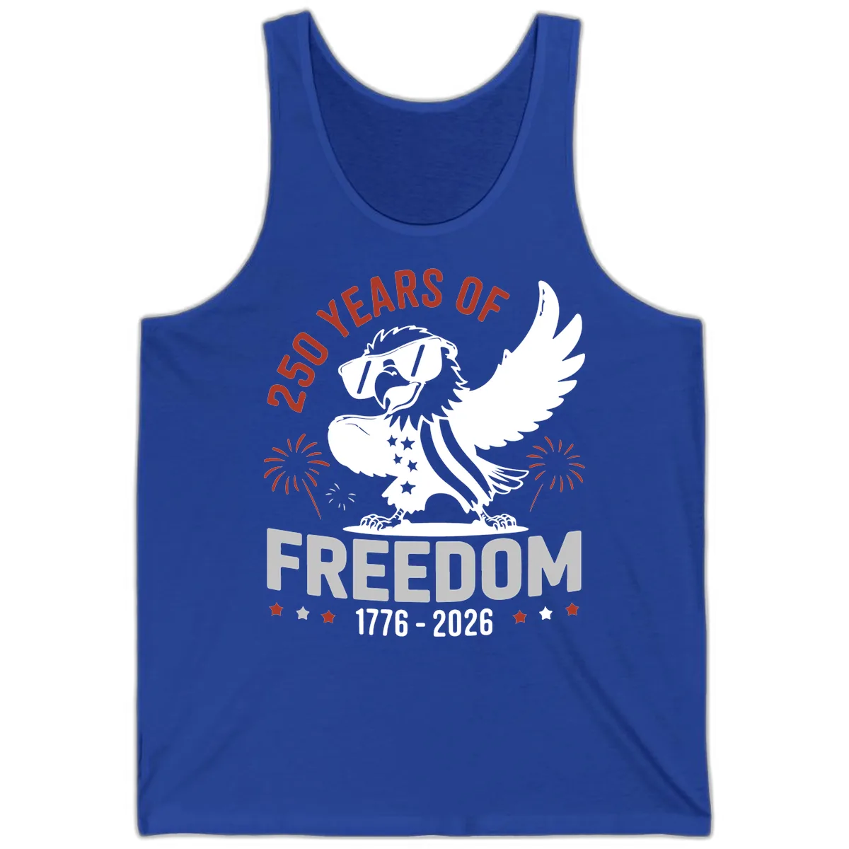 250 Years Of Freedom Eagle Celebration Tank in True Royal
