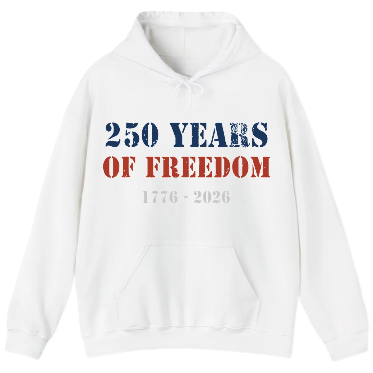 250 Years Of Freedom Celebration Hoodie in White
