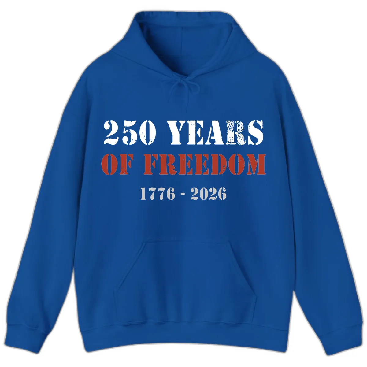 250 Years Of Freedom Celebration Hoodie in Royal