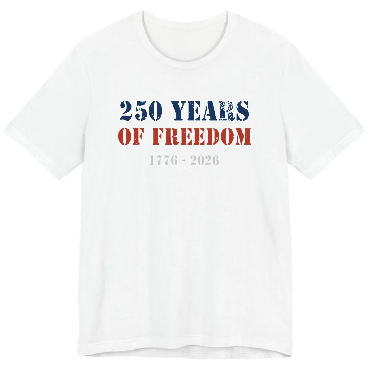 250 Years Of Freedom Celebration Premium T-Shirt in White
