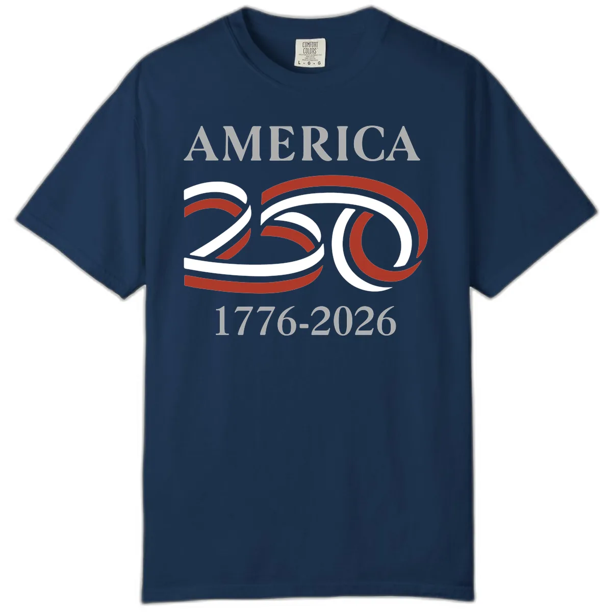 America 250th Anniversary Celebration Comfort Color in Navy