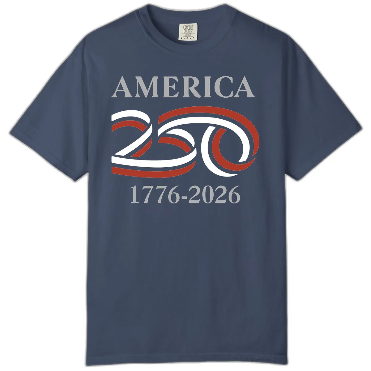America 250th Anniversary Celebration Comfort Color in Midnight