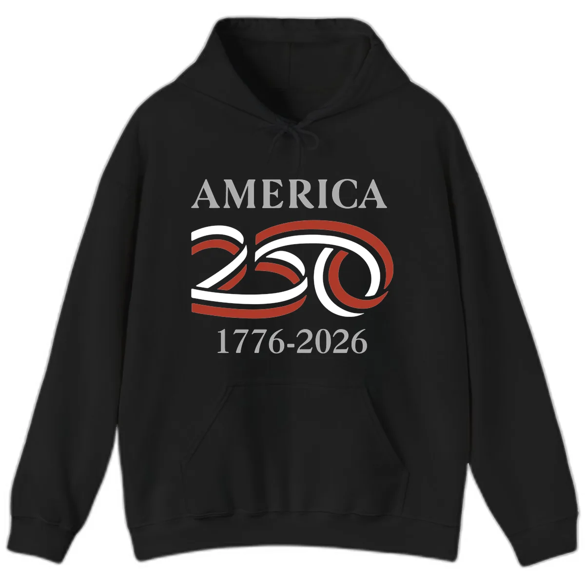 America 250th Anniversary Celebration Hoodie in Black