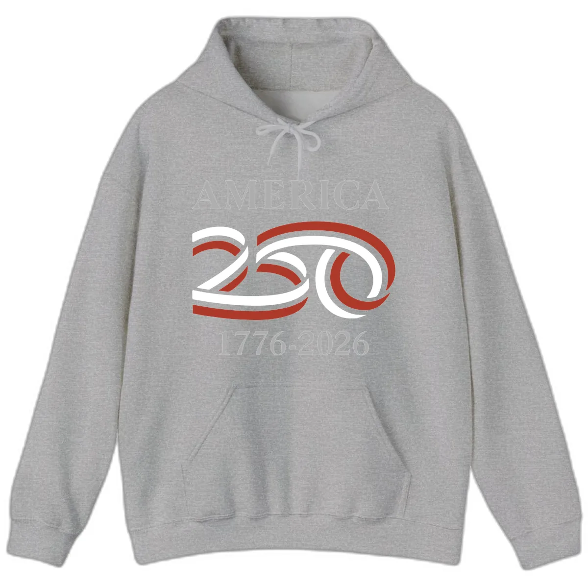 America 250th Anniversary Celebration Hoodie in Sport Grey