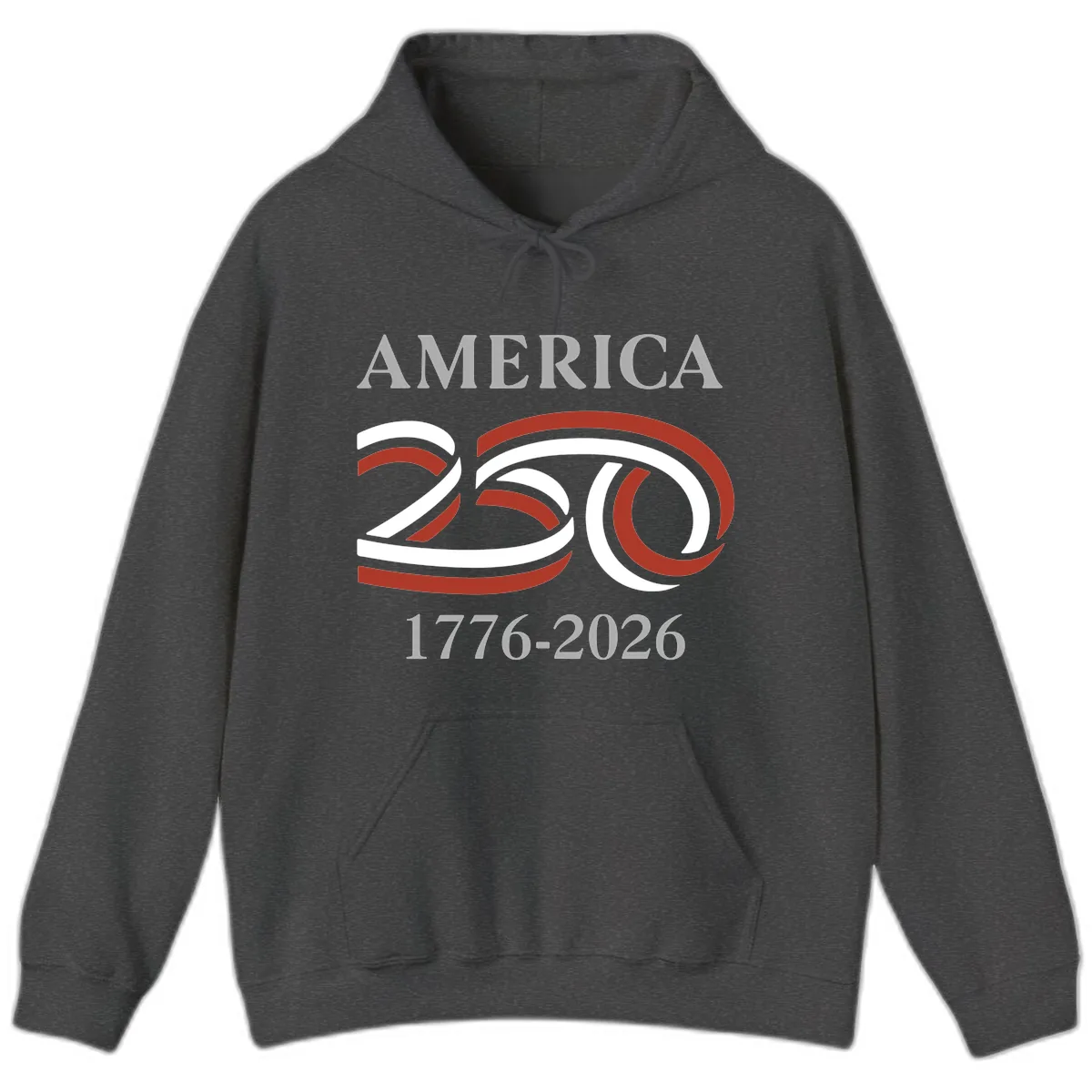 America 250th Anniversary Celebration Hoodie in Dark Heather