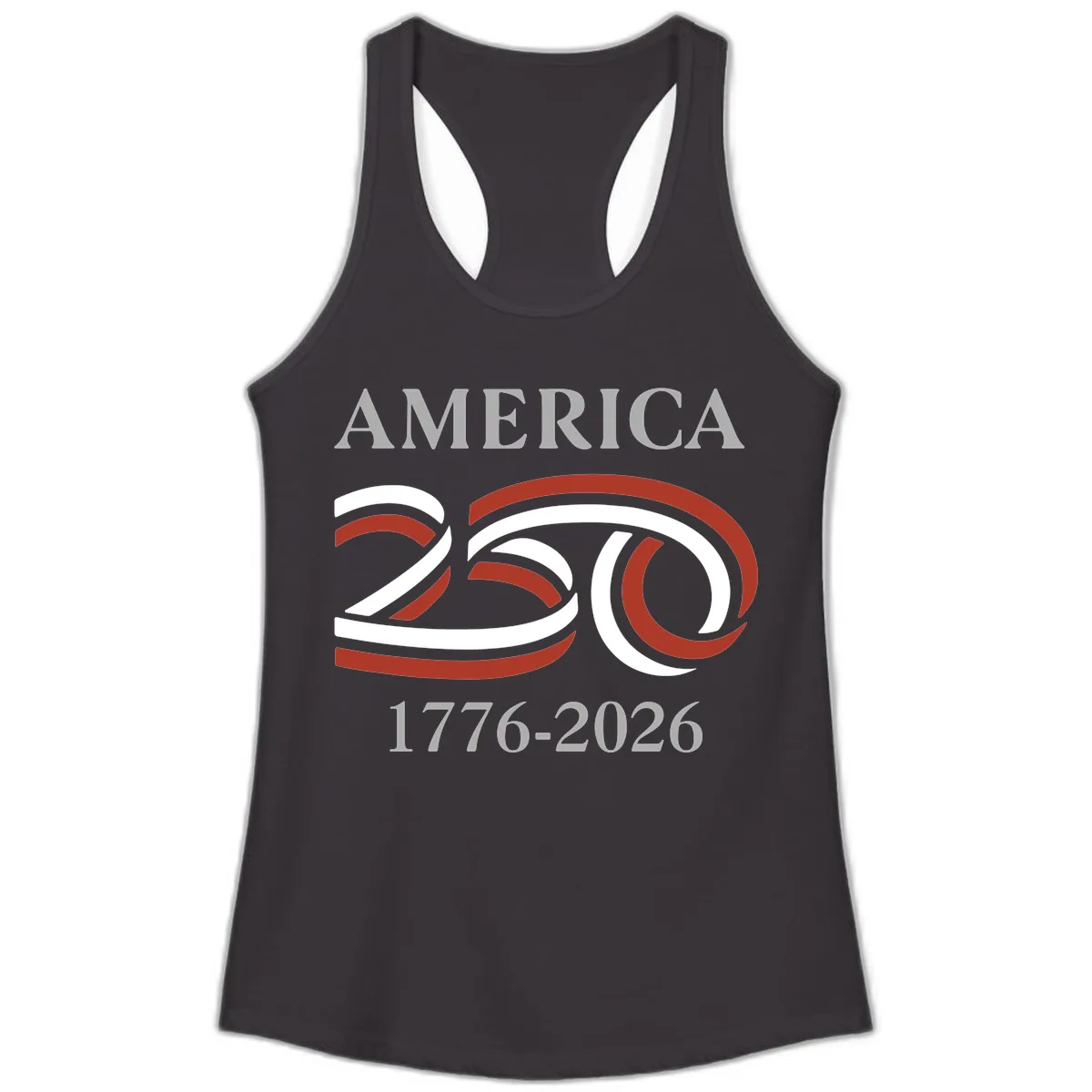 America 250th Anniversary Celebration Ladies Tank in Black