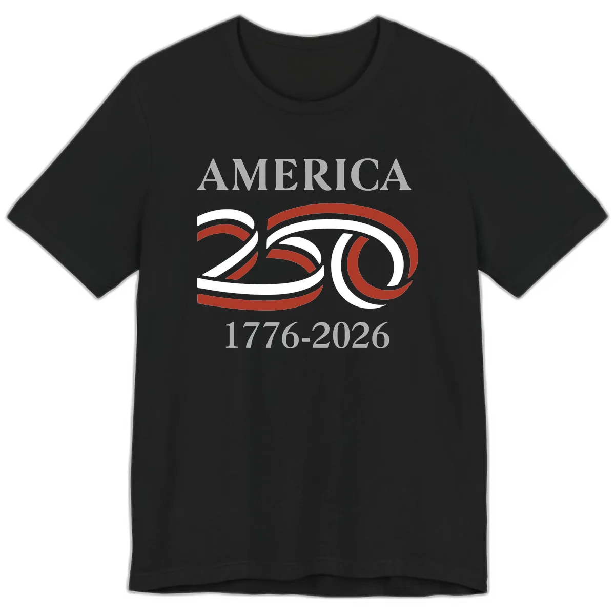 America 250th Anniversary Celebration Premium T-Shirt in Black
