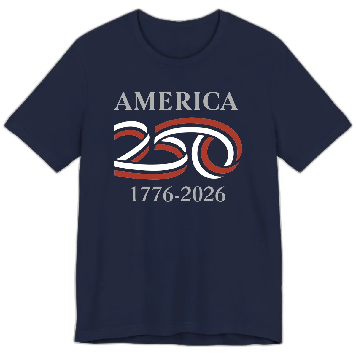 America 250th Anniversary Celebration Premium T-Shirt in Navy