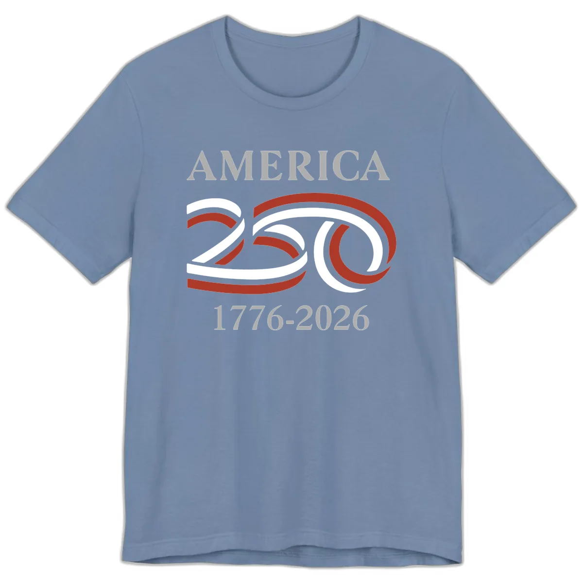America 250th Anniversary Celebration Premium T-Shirt in Steel Blue