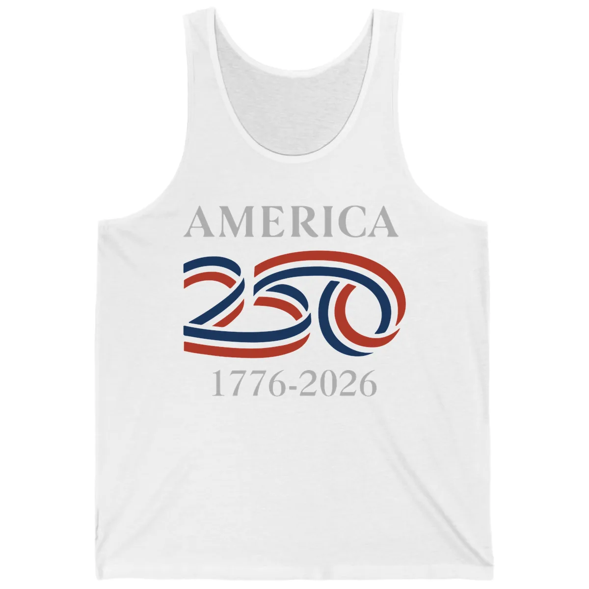America 250th Anniversary Celebration Tank in White