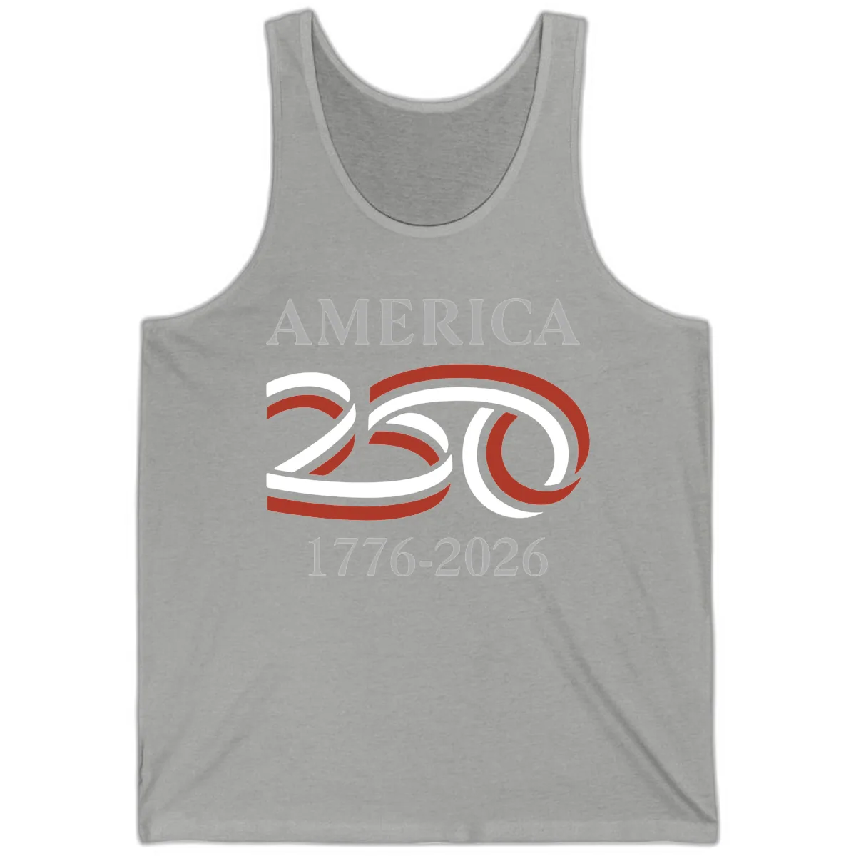 America 250th Anniversary Celebration Tank in Athletic Heather