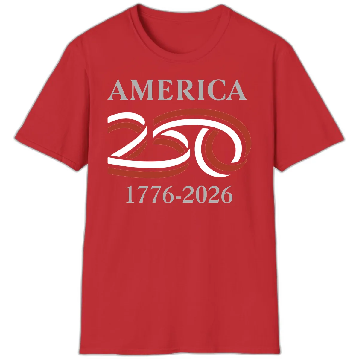 America 250th Anniversary Celebration T-Shirt in Red