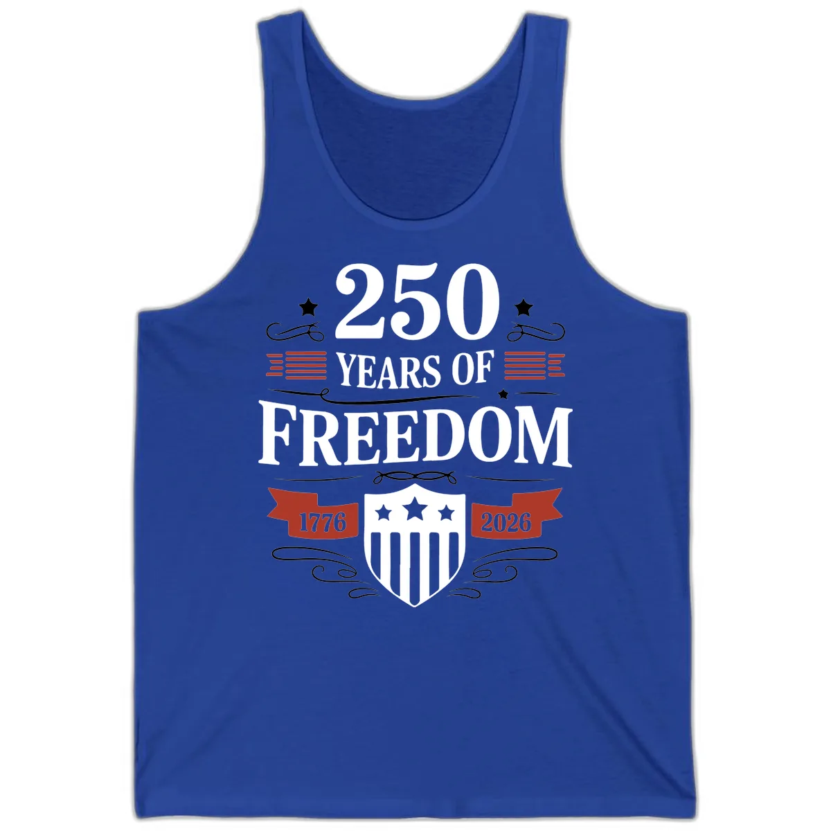 250 Years Of Freedom Celebration Tank in True Royal