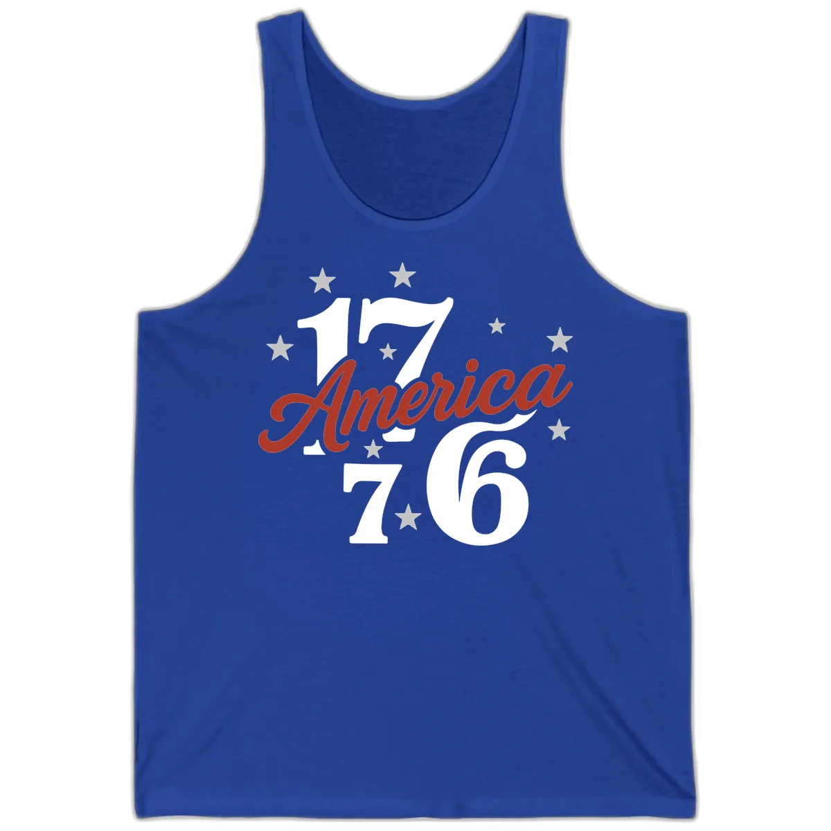 America 1776 Celebration Design Tank in True Royal