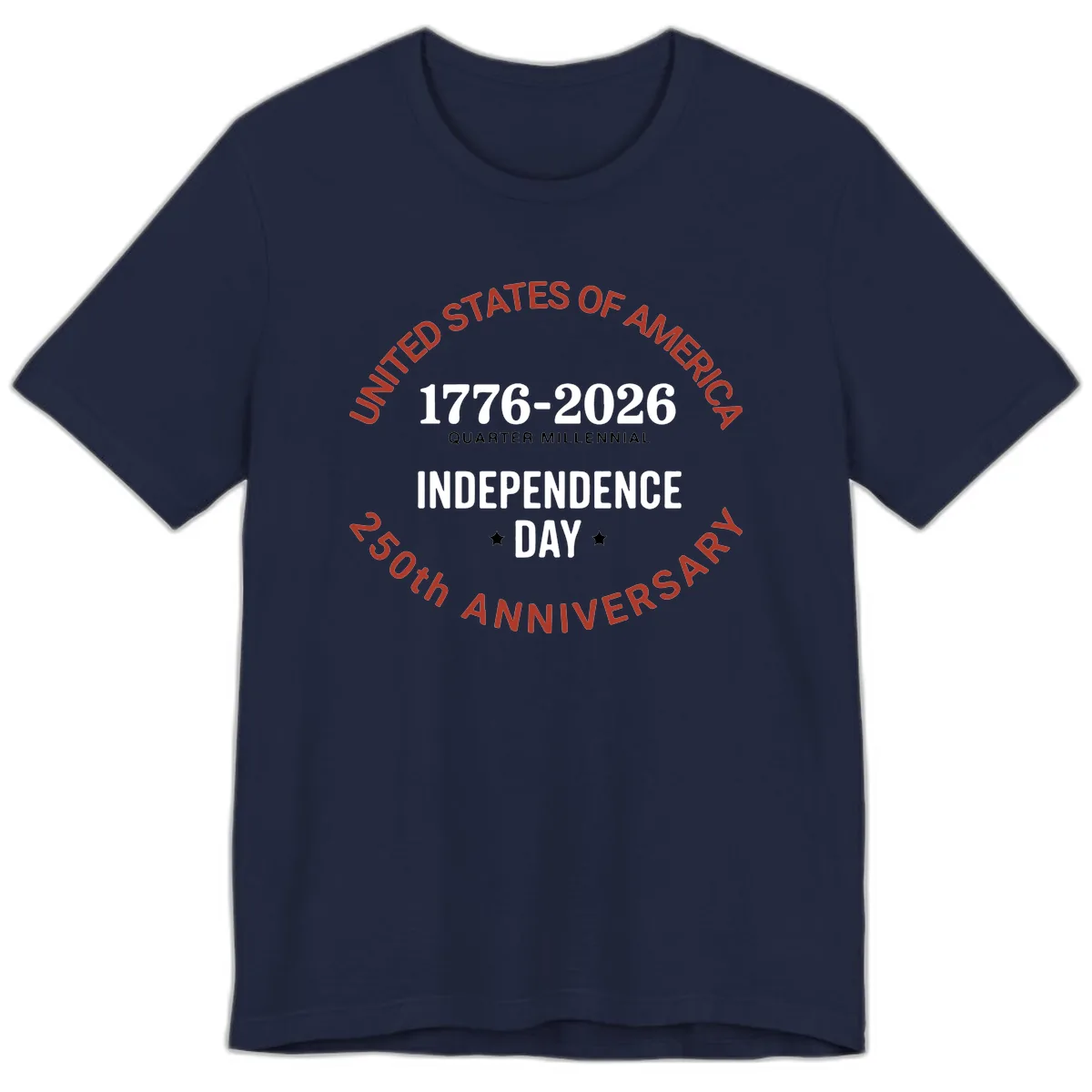 United States 250th Independence Day Premium T-Shirt in Navy