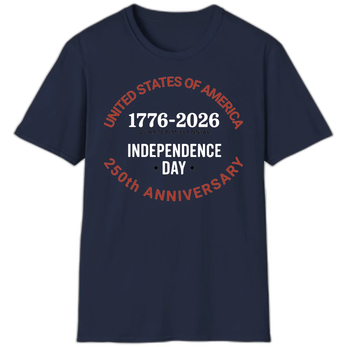 United States 250th Independence Day T-Shirt in Navy