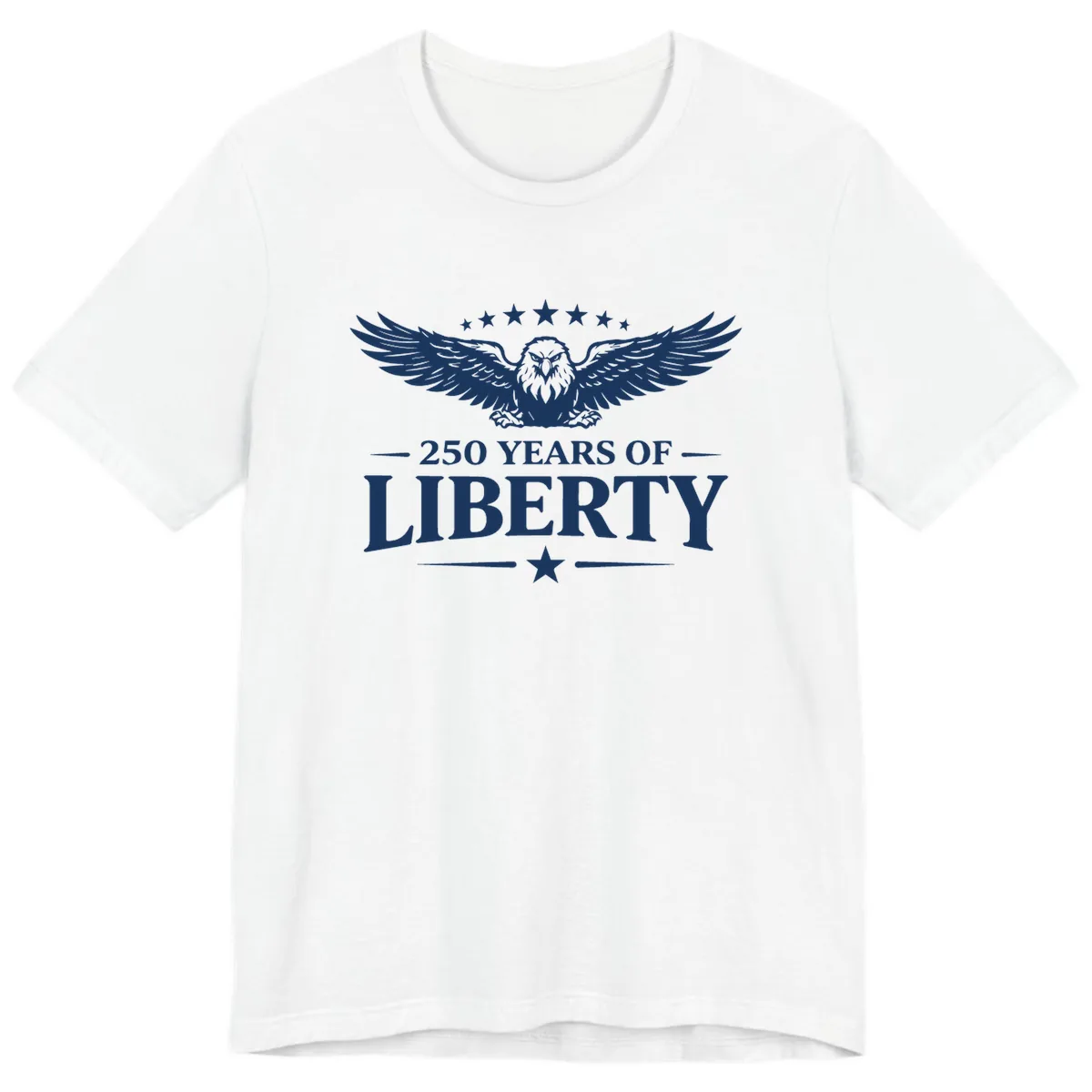 250 Years Of Liberty Eagle Celebration Premium T-Shirt in White