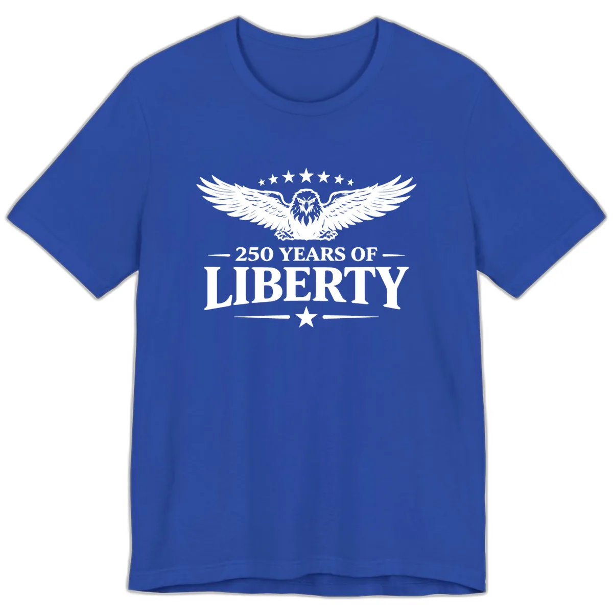 250 Years Of Liberty Eagle Celebration Premium T-Shirt in True Royal