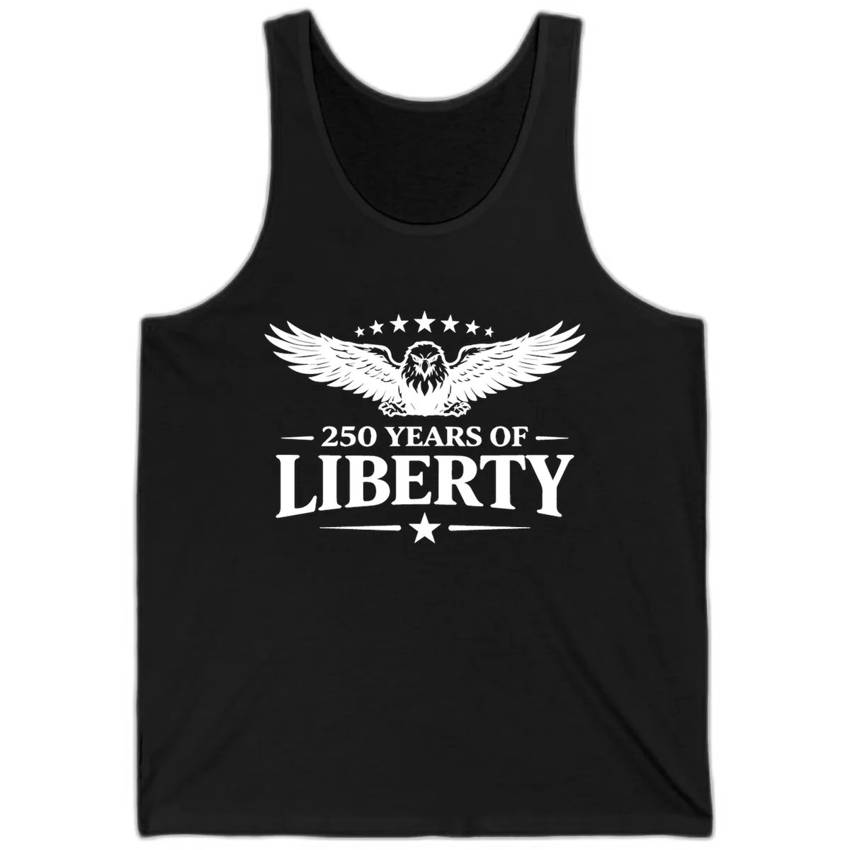 250 Years Of Liberty Eagle Celebration Tank in Black