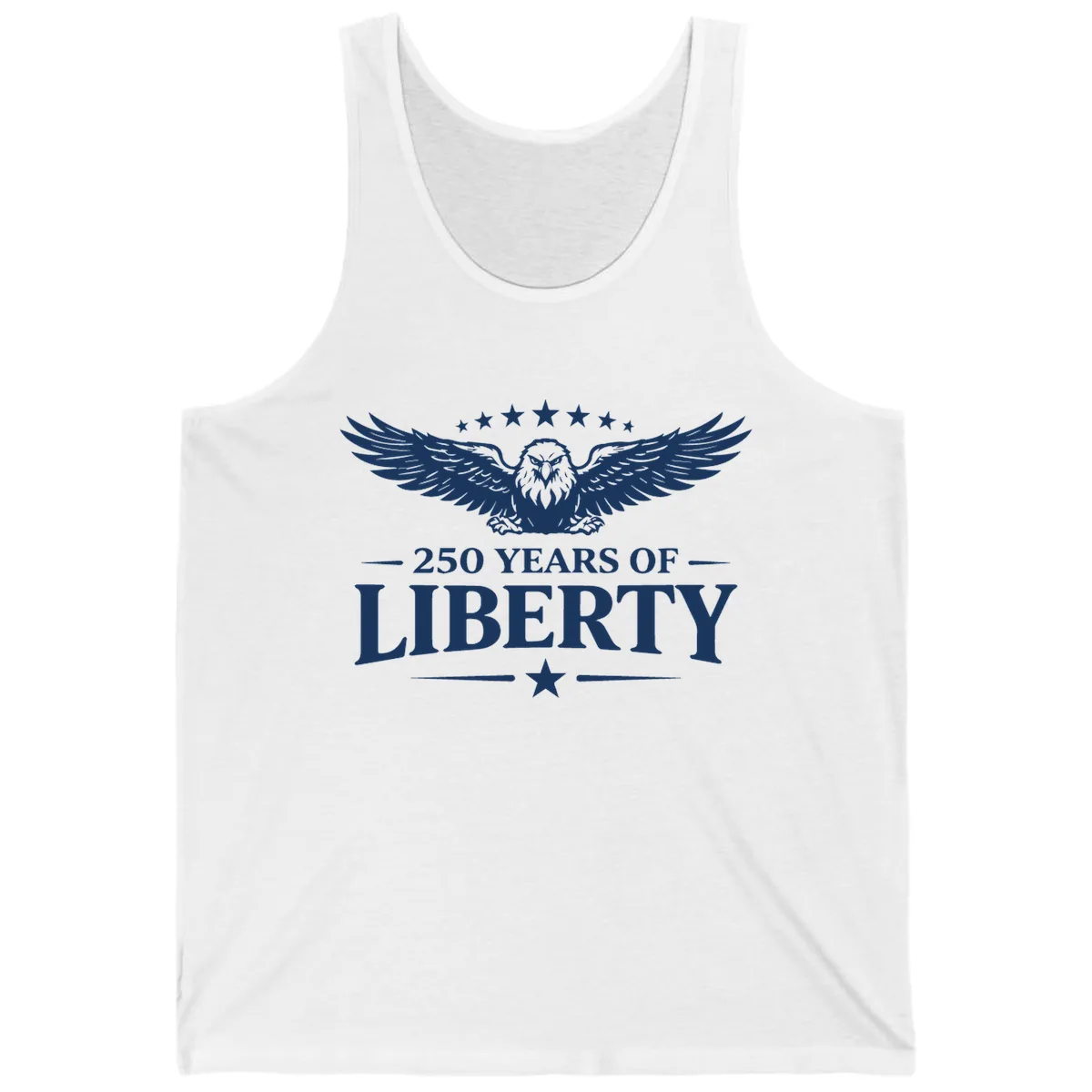 250 Years Of Liberty Eagle Celebration Tank in White