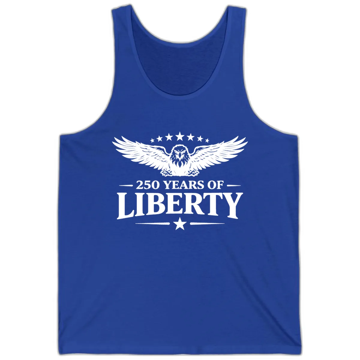 250 Years Of Liberty Eagle Celebration Tank in True Royal