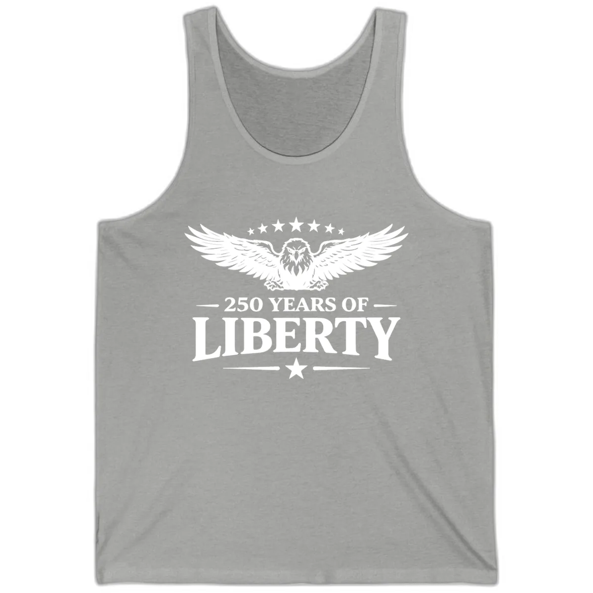 250 Years Of Liberty Eagle Celebration Tank in Athletic Heather