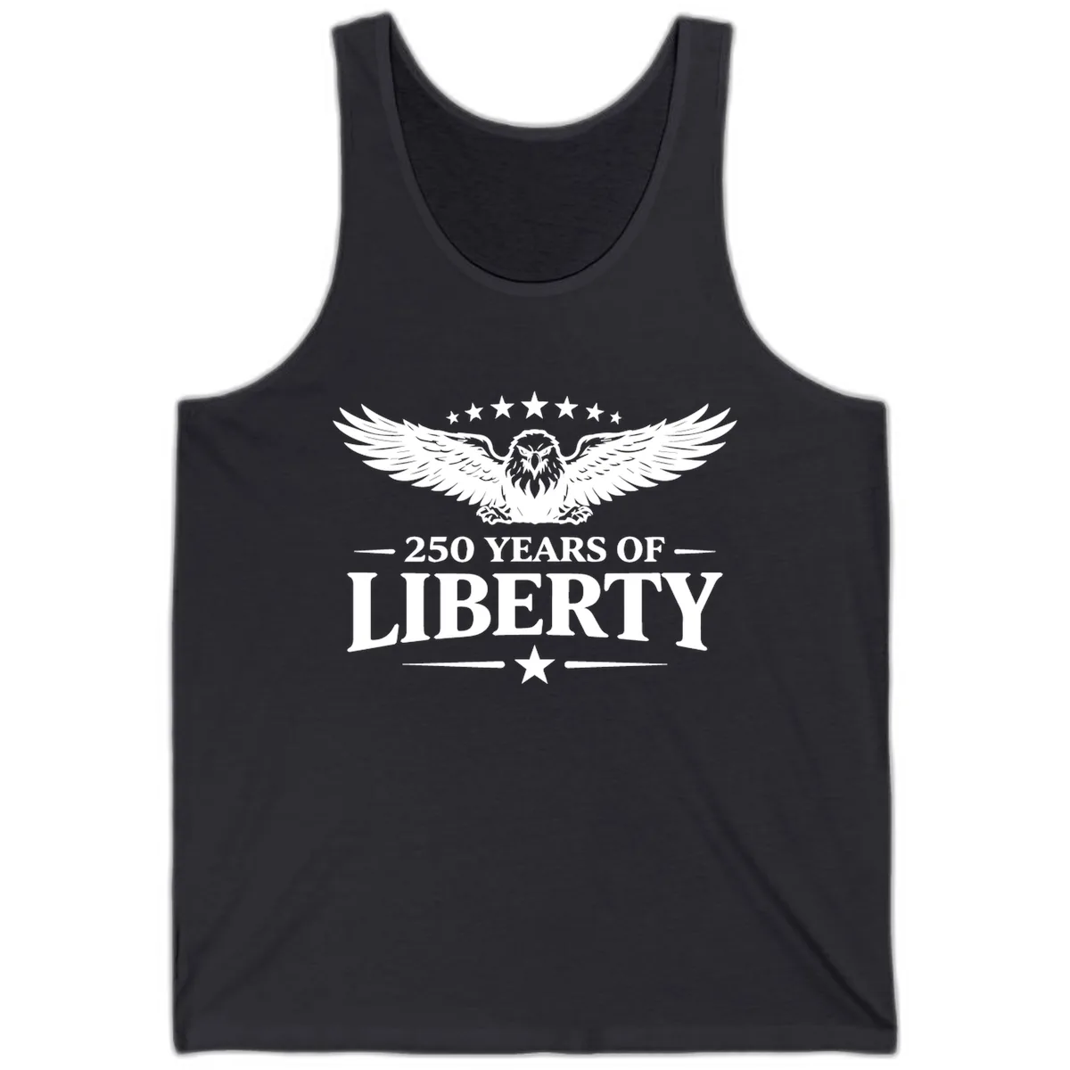 250 Years Of Liberty Eagle Celebration Tank in Dark Grey