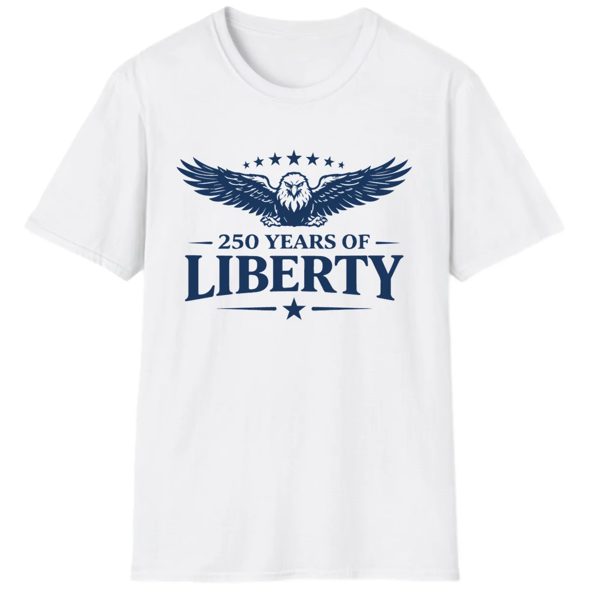 250 Years Of Liberty Eagle Celebration T-Shirt in White