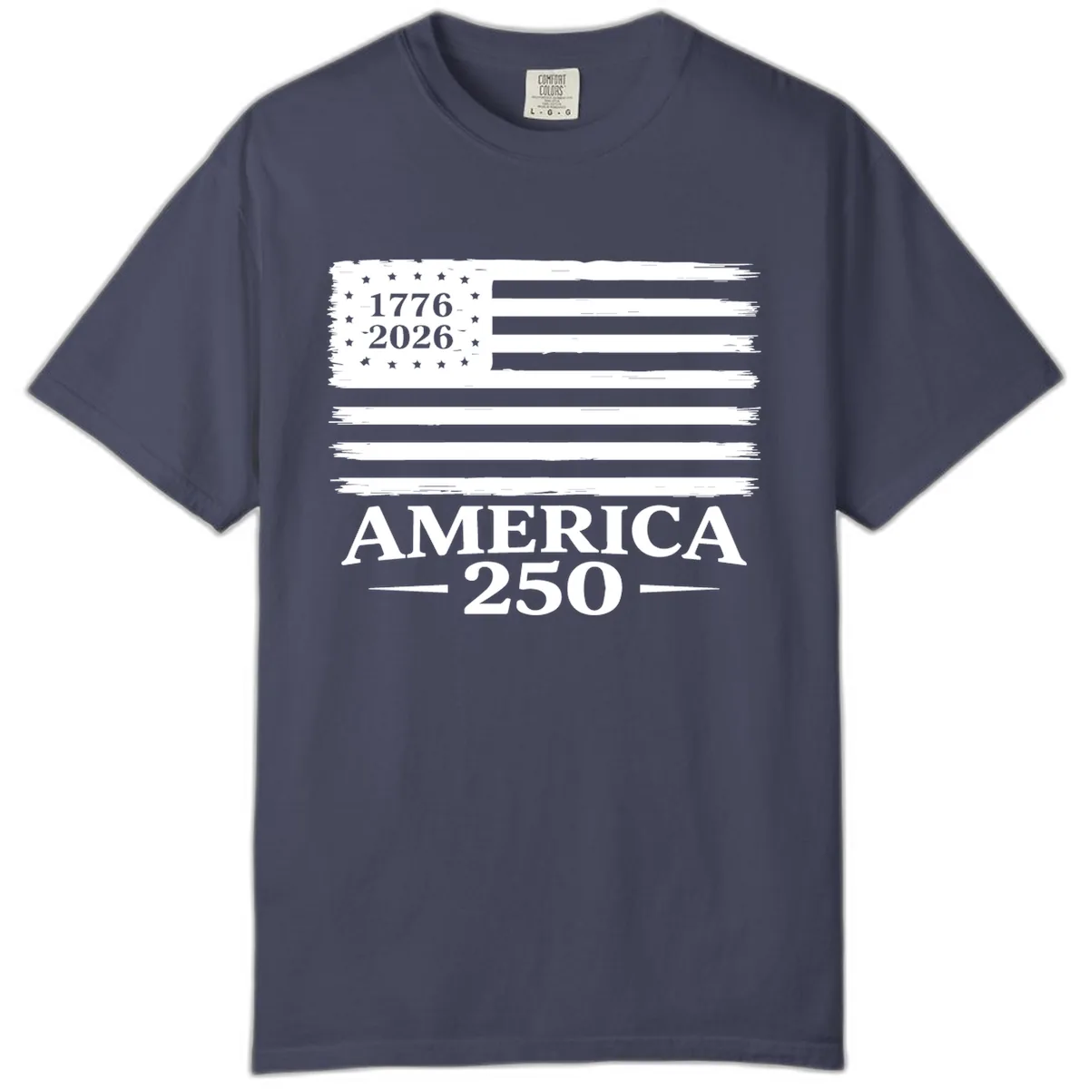 America 250th Anniversary Celebration Comfort Color in Denim