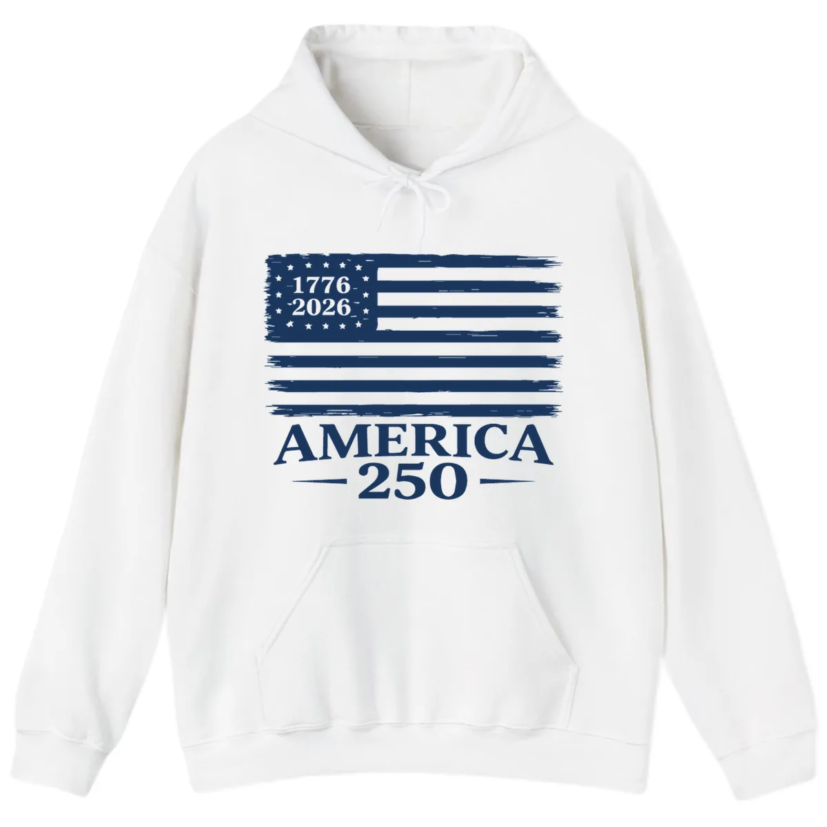 America 250th Anniversary Celebration Hoodie in White