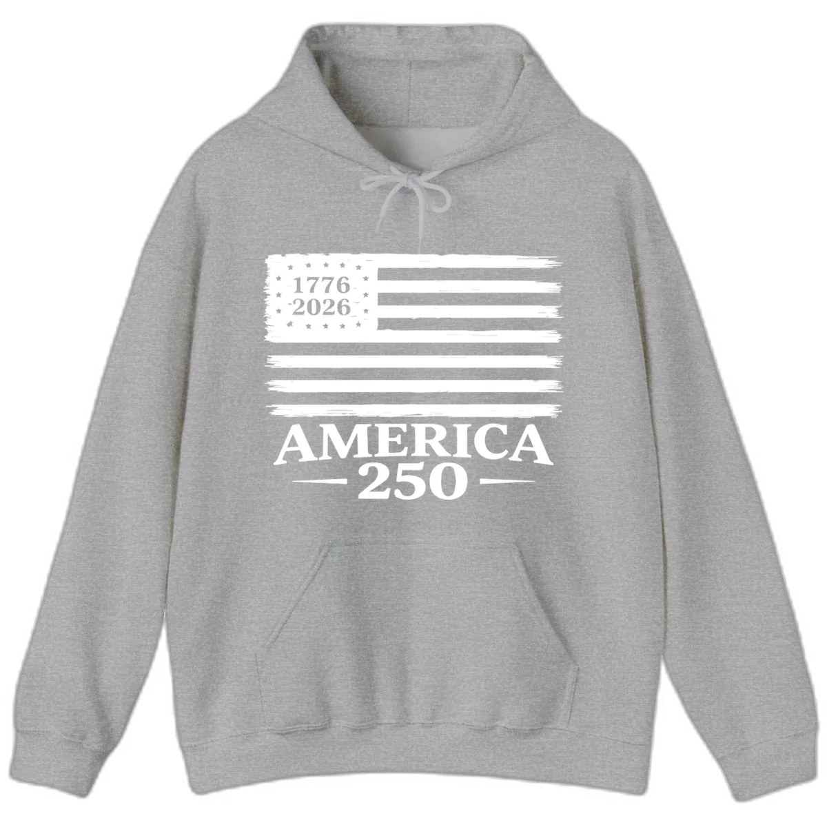 America 250th Anniversary Celebration Hoodie in Sport Grey