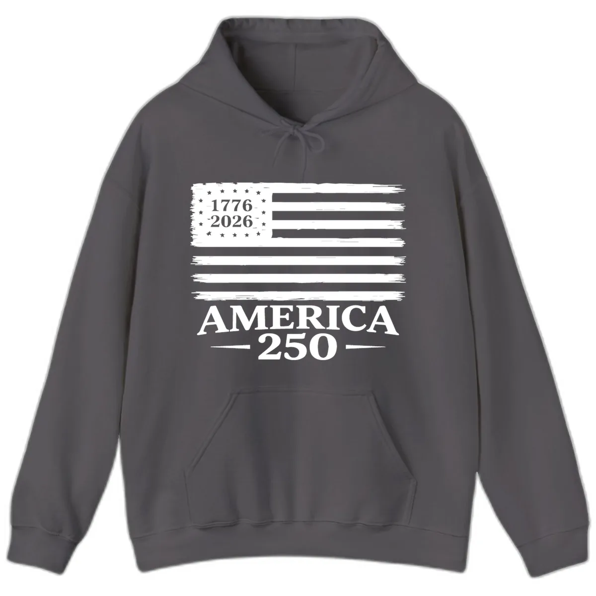 America 250th Anniversary Celebration Hoodie in Charcoal