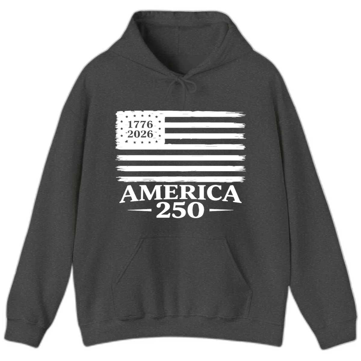 America 250th Anniversary Celebration Hoodie in Dark Heather